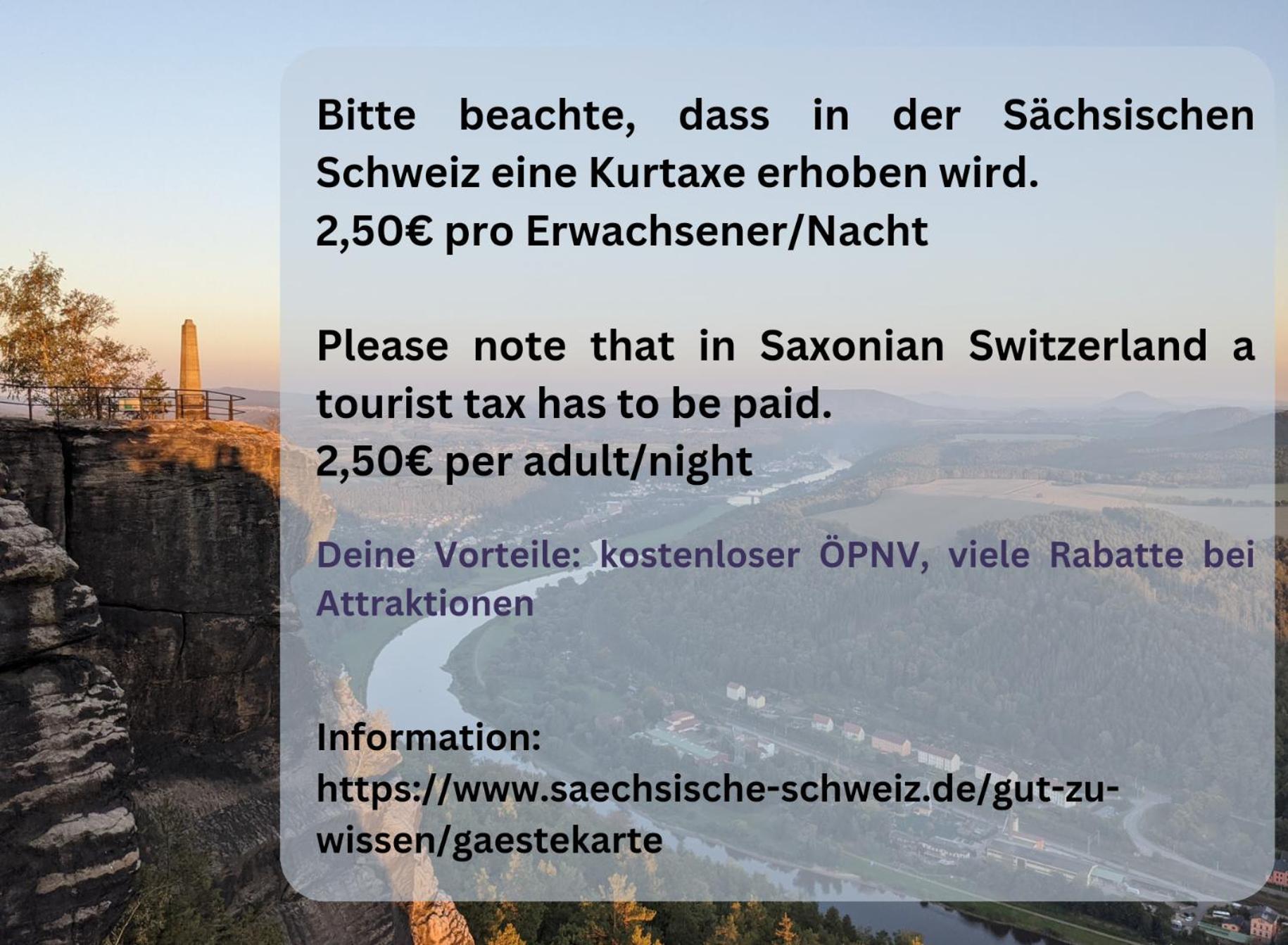 L6 - Urlaubsmagie Sofort Loswandern - Kirnitzschtal Apartament